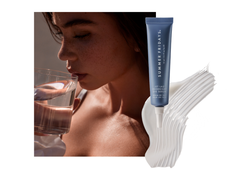 Introducing Jet Lag Overnight Eye Serum | Summer Fridays